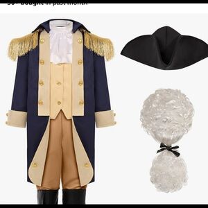 George Washington revolutionary war suit boys size xl